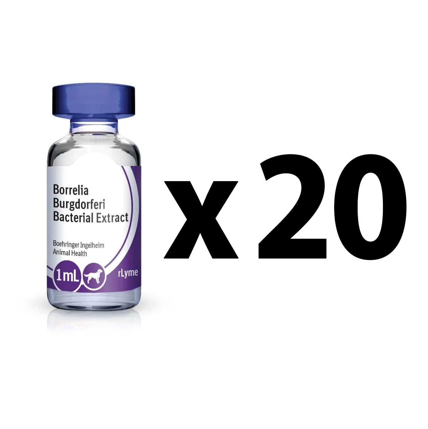 Recombitek Lyme Vaccine for Dogs (20 x 1ml) - Image 2