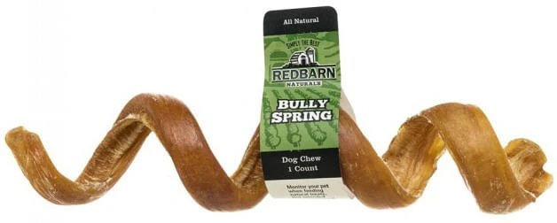Red Barn All Natural 6" Bully Springs Dog Chews - Image 1