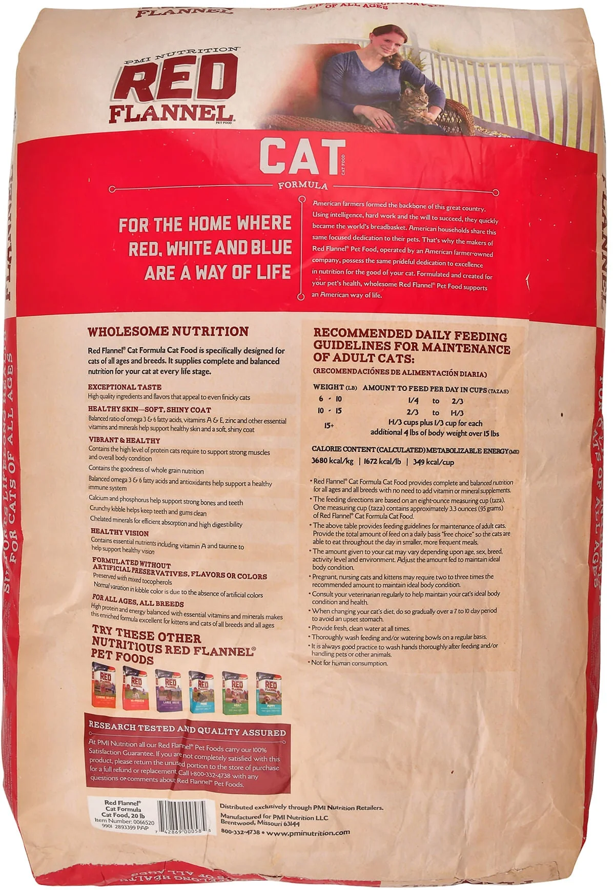 Red Flannel Cat Formula Cat Food - Image 2