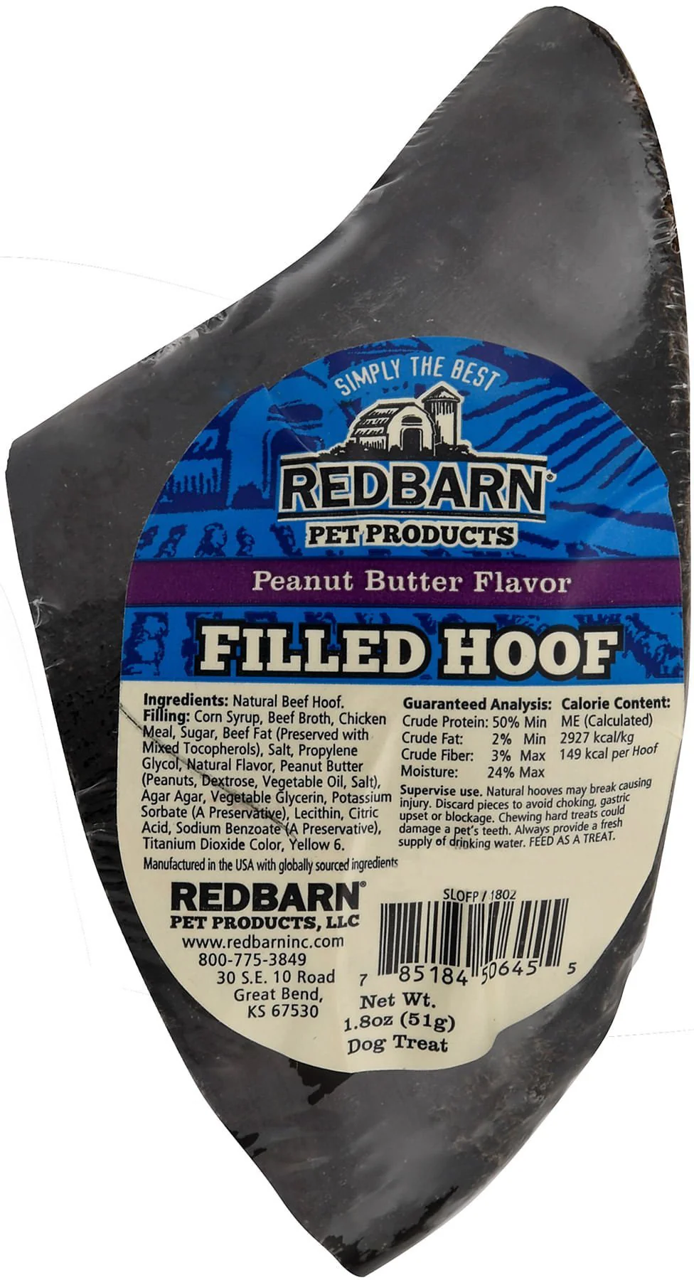 Redbarn Dog Treats Filled Cow Hoof - Image 2
