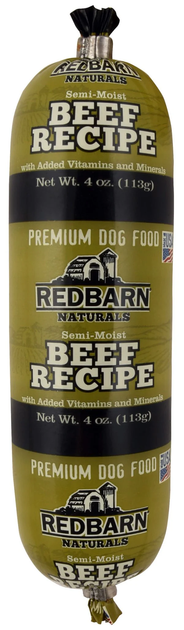 Redbarn Naturals Premium Dog Food Roll – Single-Protein Beef or Chicken | Complete Meal, Highly Digestible, Healthy Skin & Coat - Image 2