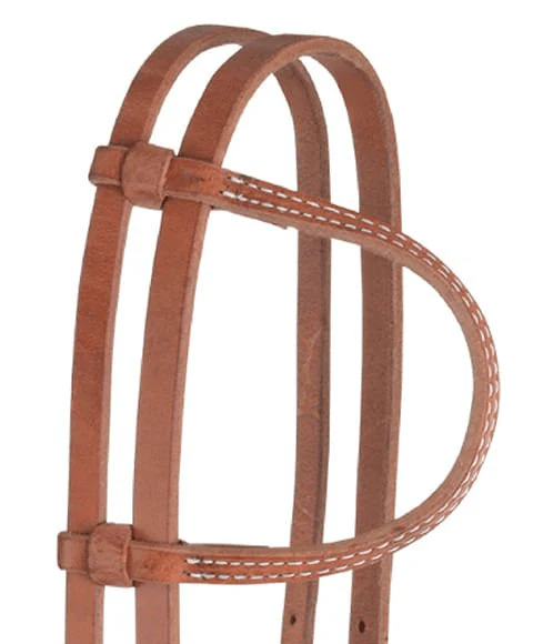 Reinsman Hermann Oak Slide Ear Headstall with Throatlatch, Full - Image 2