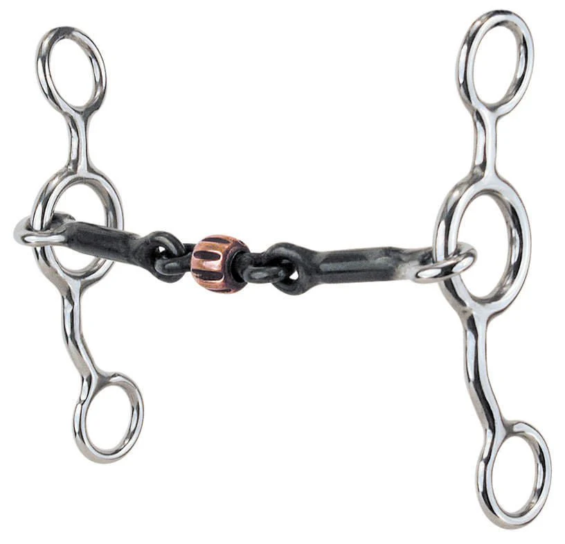 Reinsman Junior Cow Horse 3-Piece and Roller Bit - Image 2