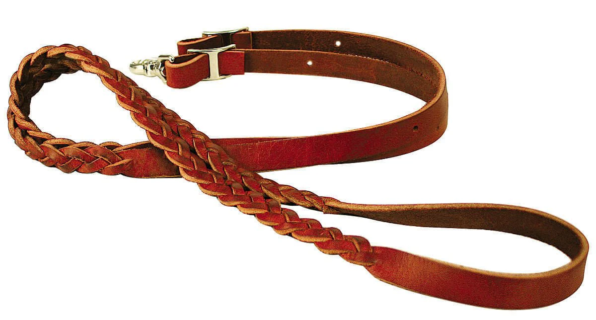 Reinsman Sharon Camarillo Plaited Competition Rein - Image 1