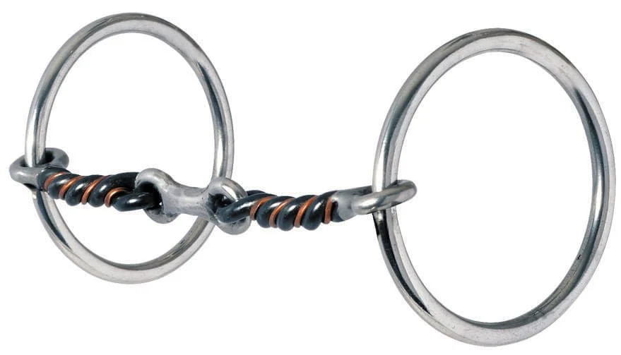 Reinsman Traditional Sweet and Sour Dog Bone Loose Ring Snaffle Bit - Image 1