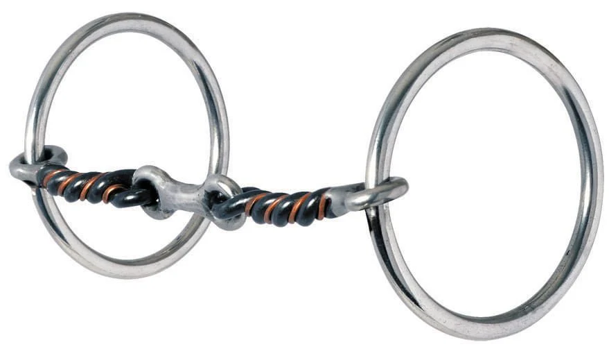 Reinsman Traditional Sweet and Sour Dog Bone Loose Ring Snaffle Bit - Image 2