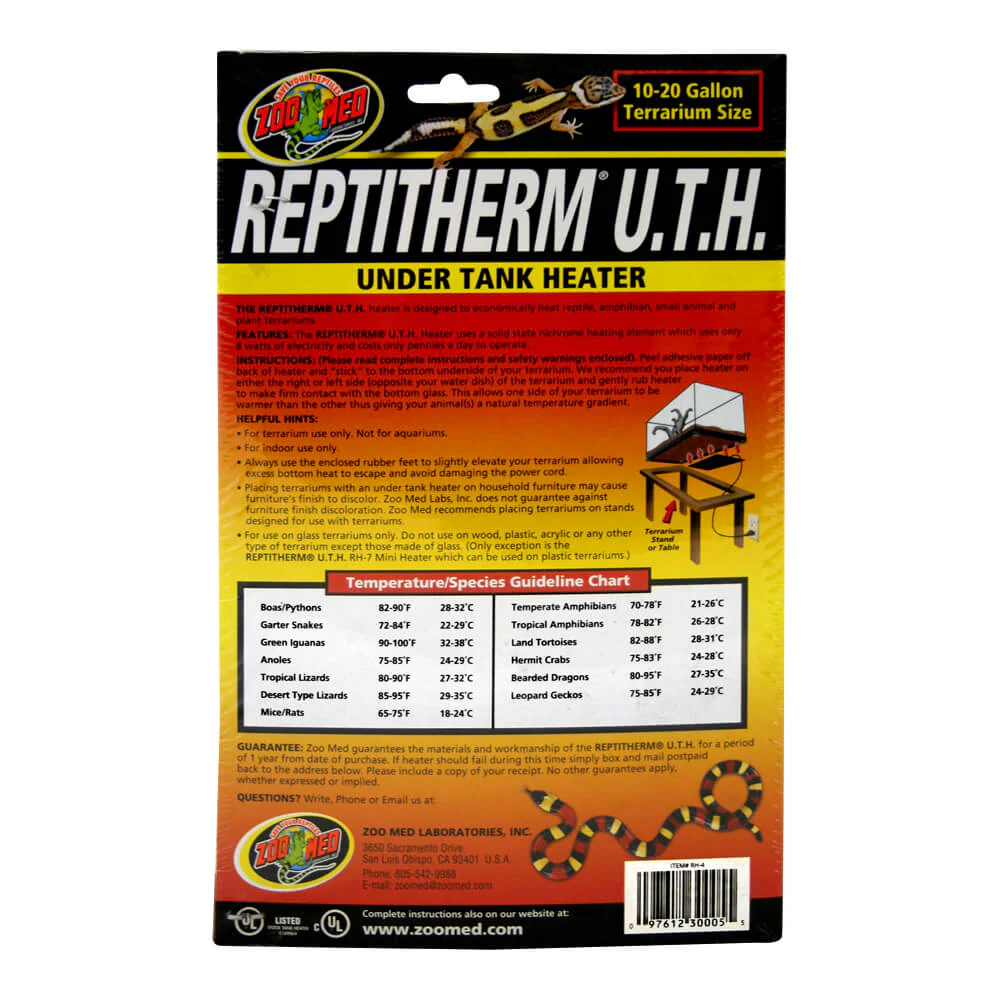 ReptiTherm Under Tank Heater for Reptiles, Amphibians & Terrariums - Image 2