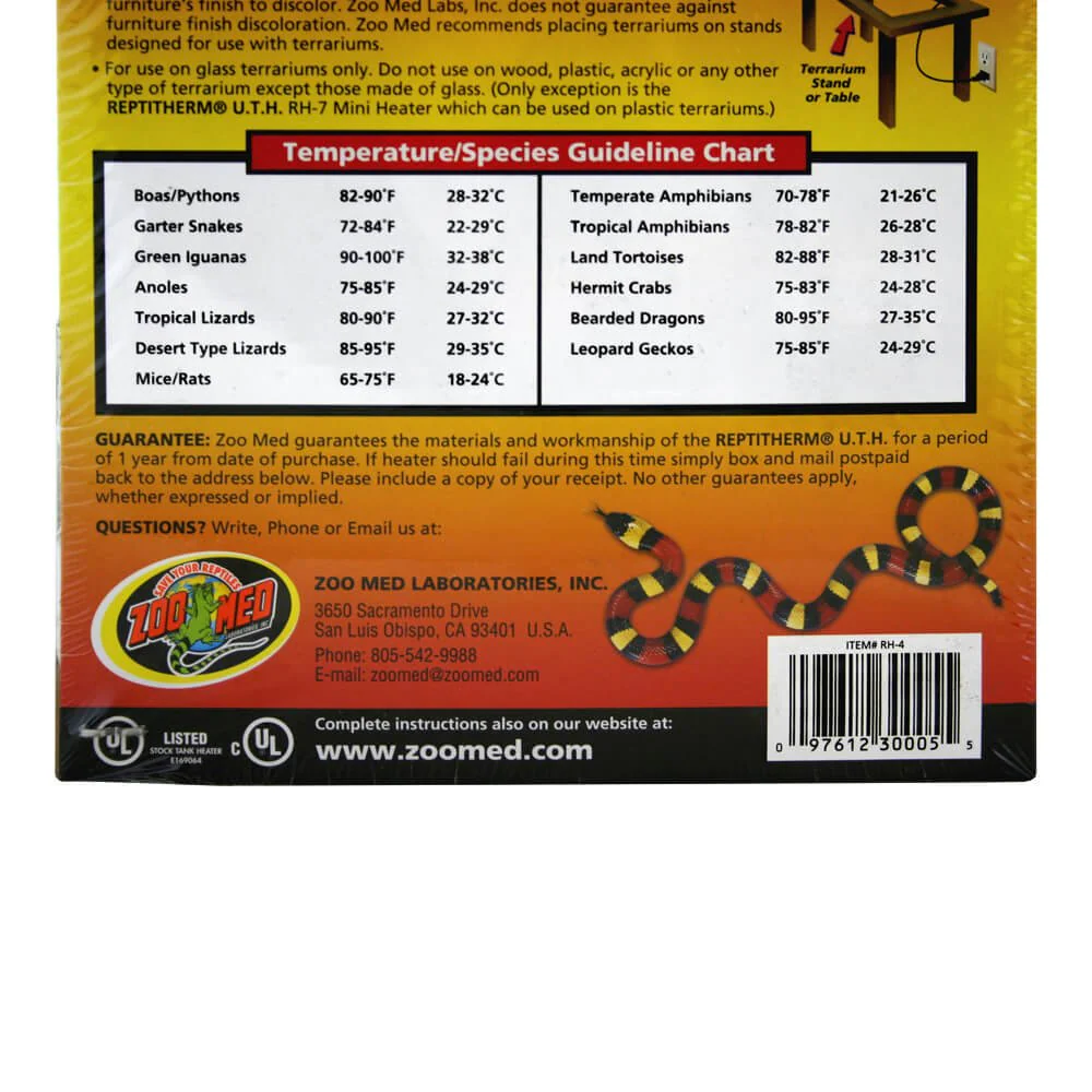 ReptiTherm Under Tank Heater for Reptiles, Amphibians & Terrariums - Image 3