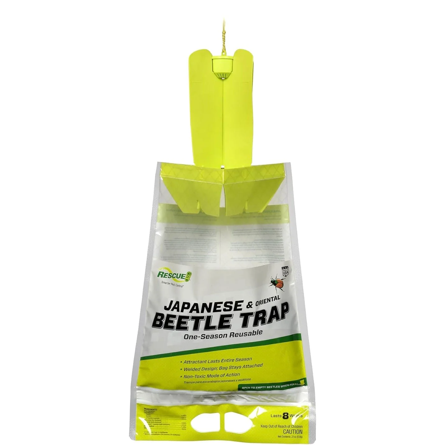 RESCUE! Japanese & Oriental Beetle Trap & Refills – Reusable, Non-Toxic Garden Pest Control - Image 3