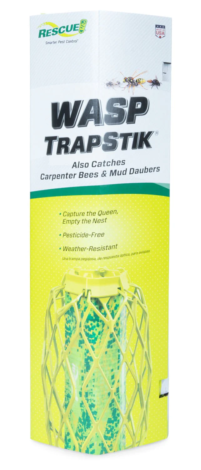 RESCUE! TrapStik for Carpenter Bees, Wasps and Mud Daubers - Image 1