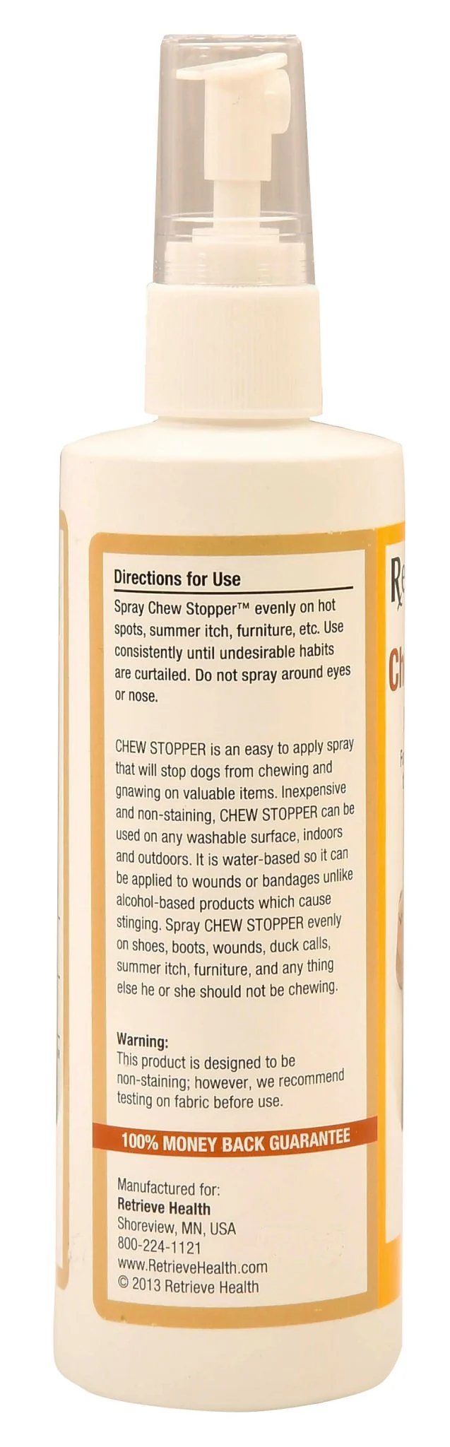 Retrieve Chew Stopper No Chew Spray - Stop Dogs Chewing, 8 oz - Image 3