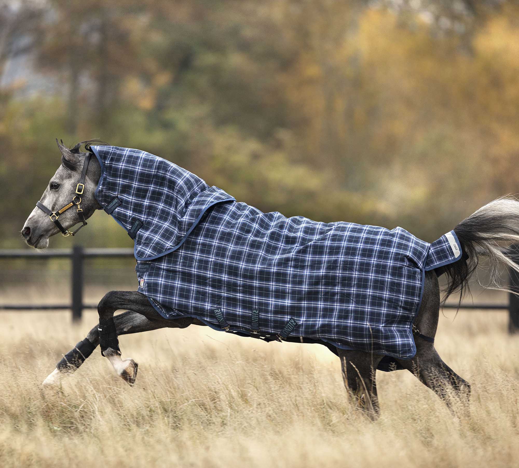 Rhino Plus Horse Turnout Blanket with Vari-Layer, Heavyweight, 1000D - Image 1