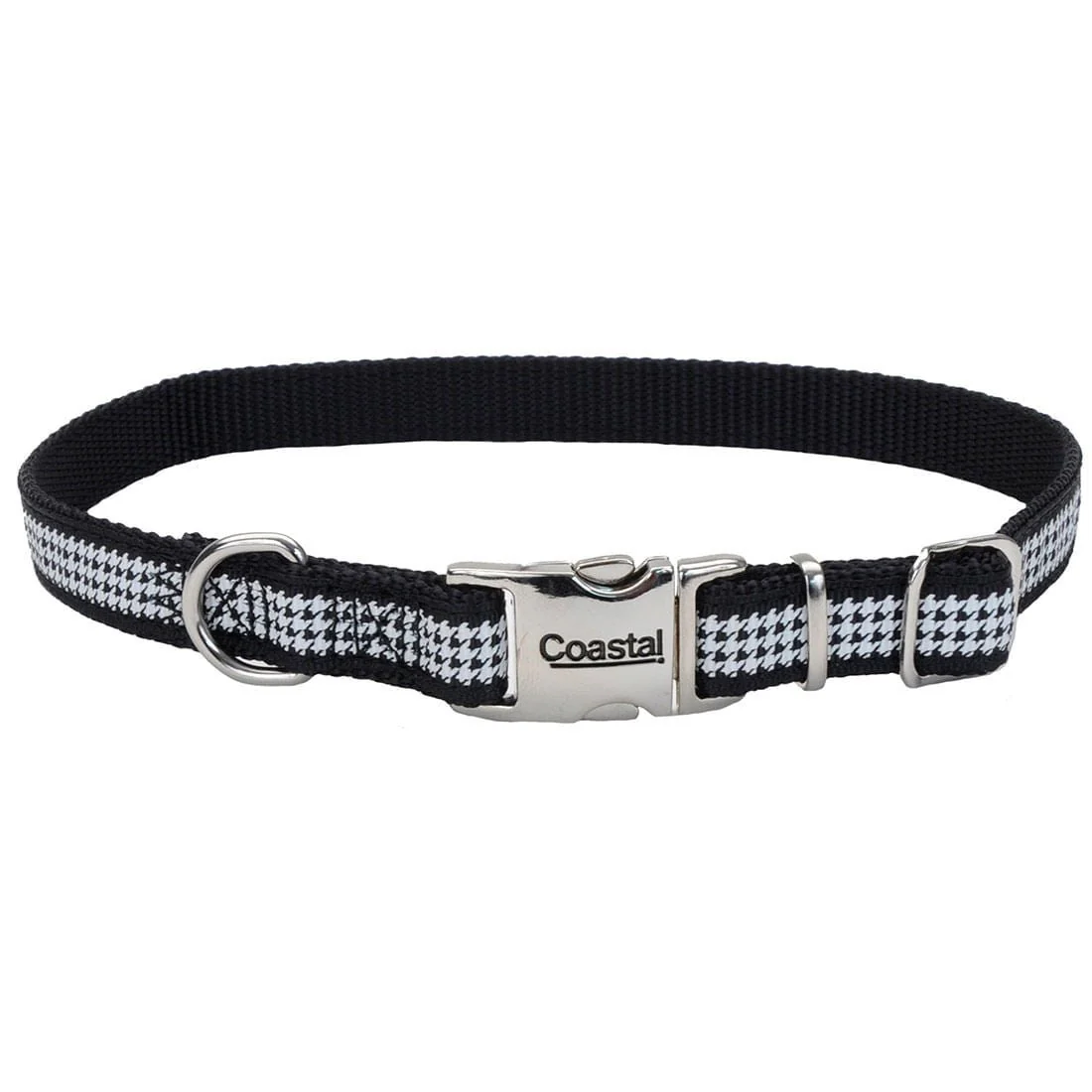 Ribbon Adjustable Dog Collar with Metal Buckle - Image 2