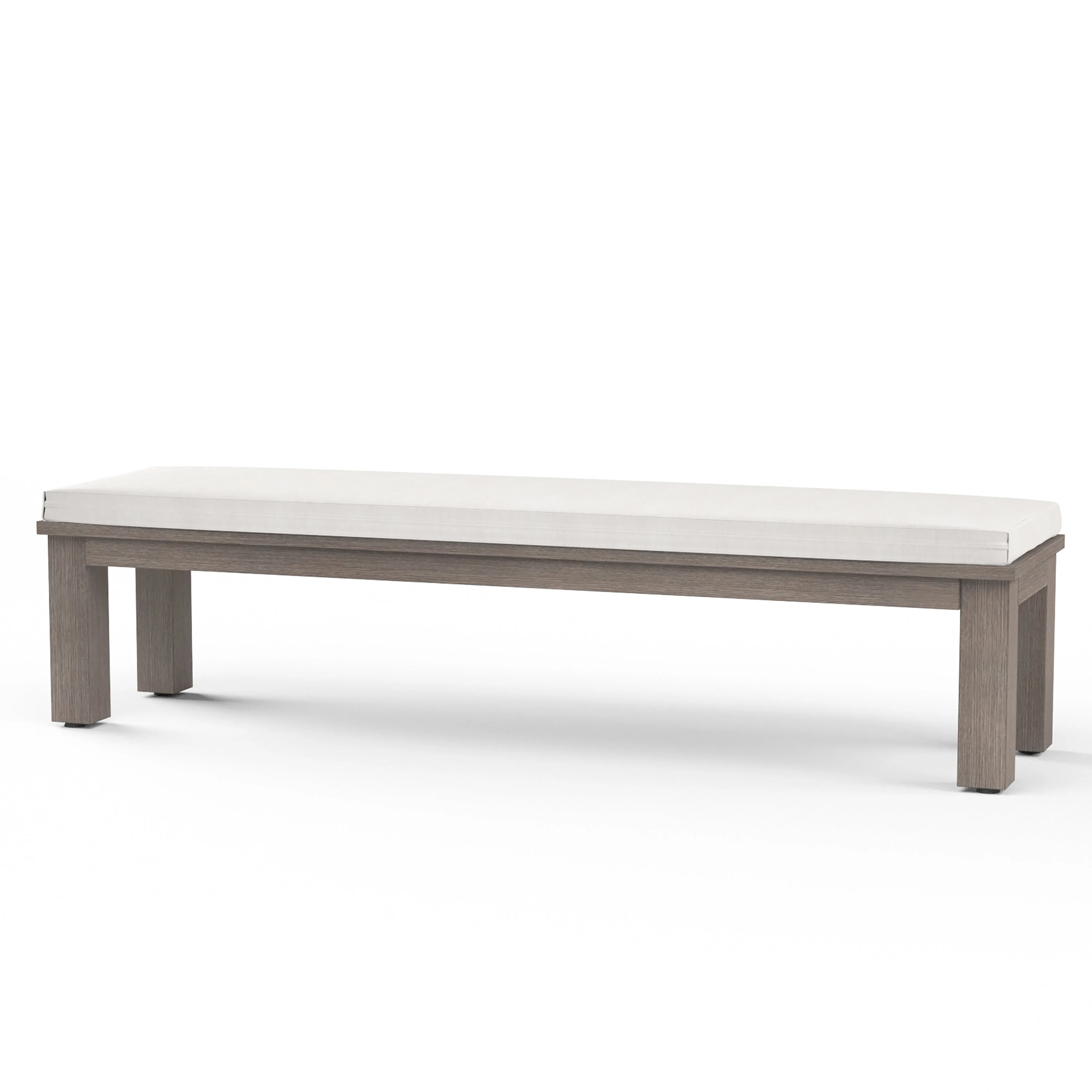 Laguna Dining Bench in Canvas Flax, No Welt - Image 2