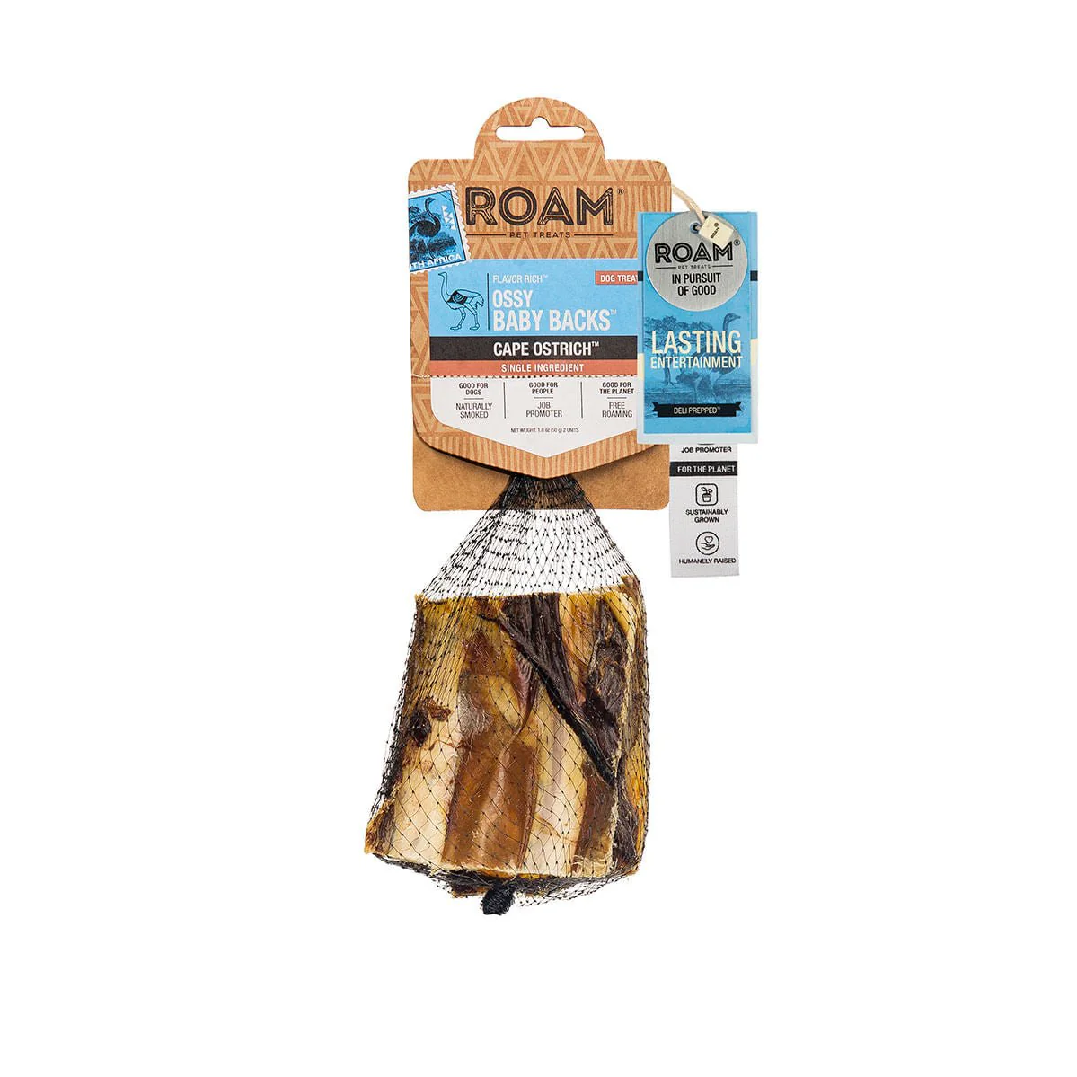Roam Dog Treats Ossy Baby Backs 2pk, 1/4 Rack - Image 1