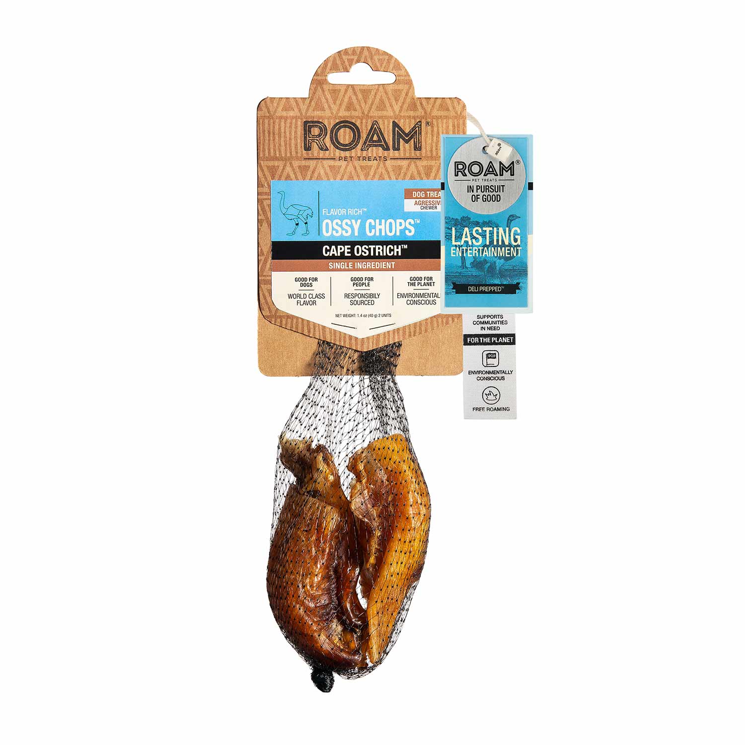 Roam Dog Treats Ossy Chops, 2pk - Image 1