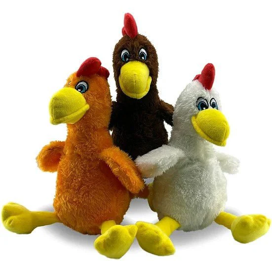 Rodney Rooster Plush Dog Toy, 11", Assorted - Image 1