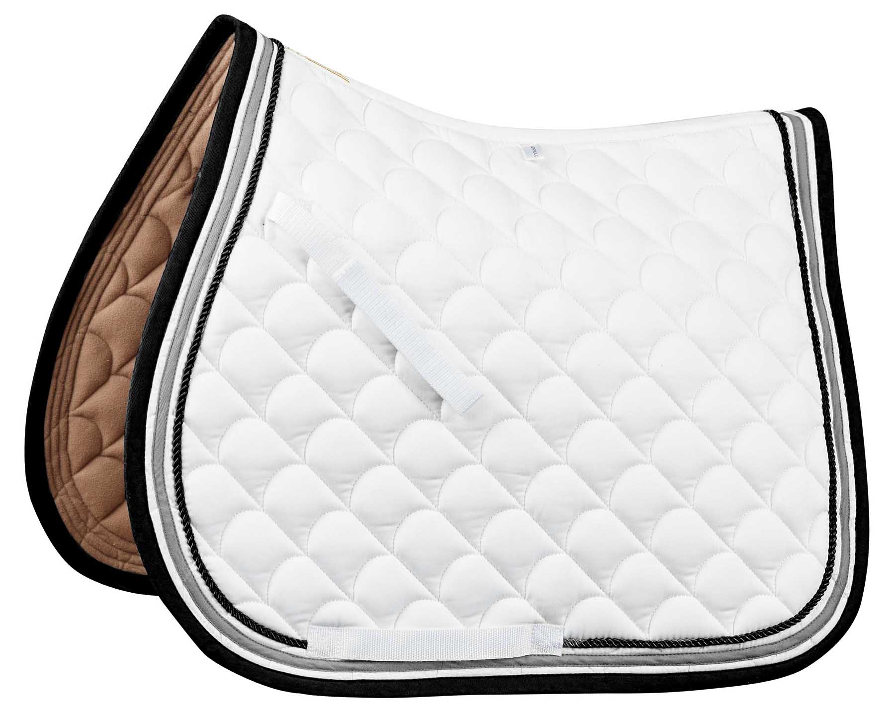 Roma All-Purpose Crescent English Saddle Pad - Image 3