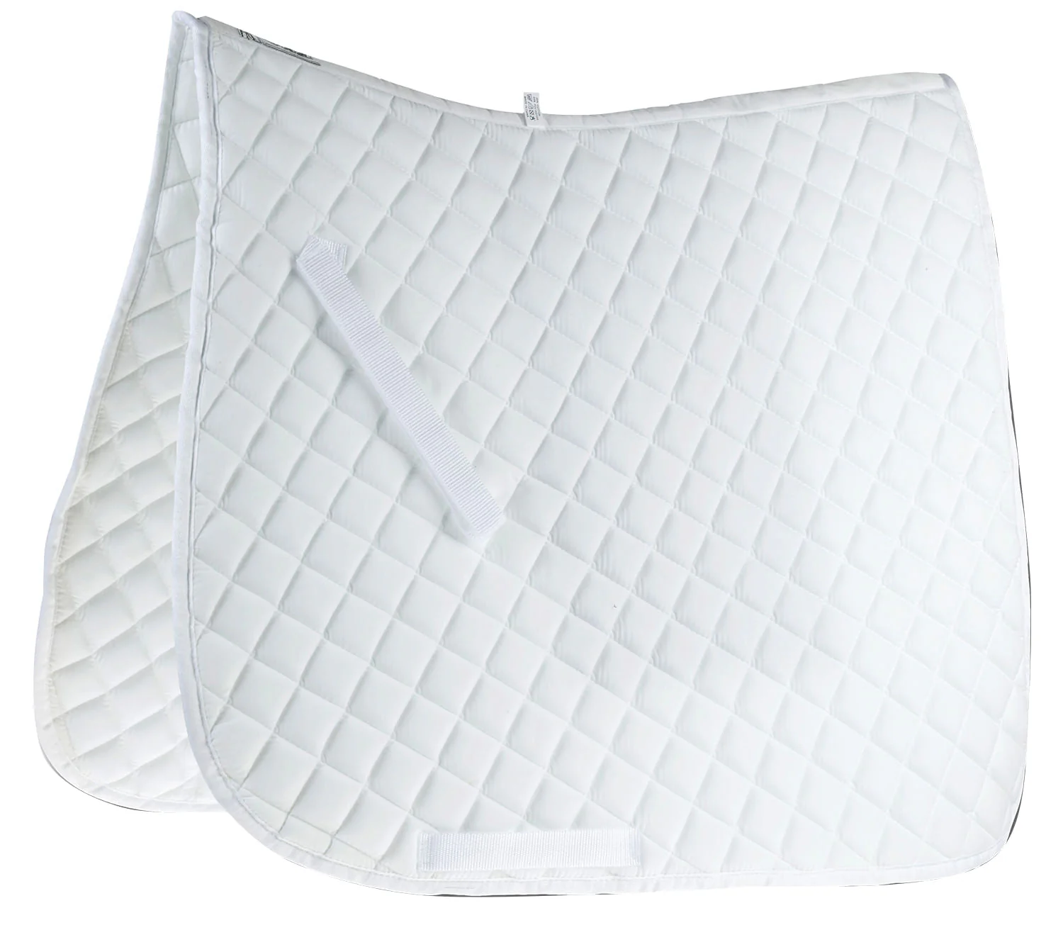 Roma Economy Dressage Saddle Pad, White - Image 1