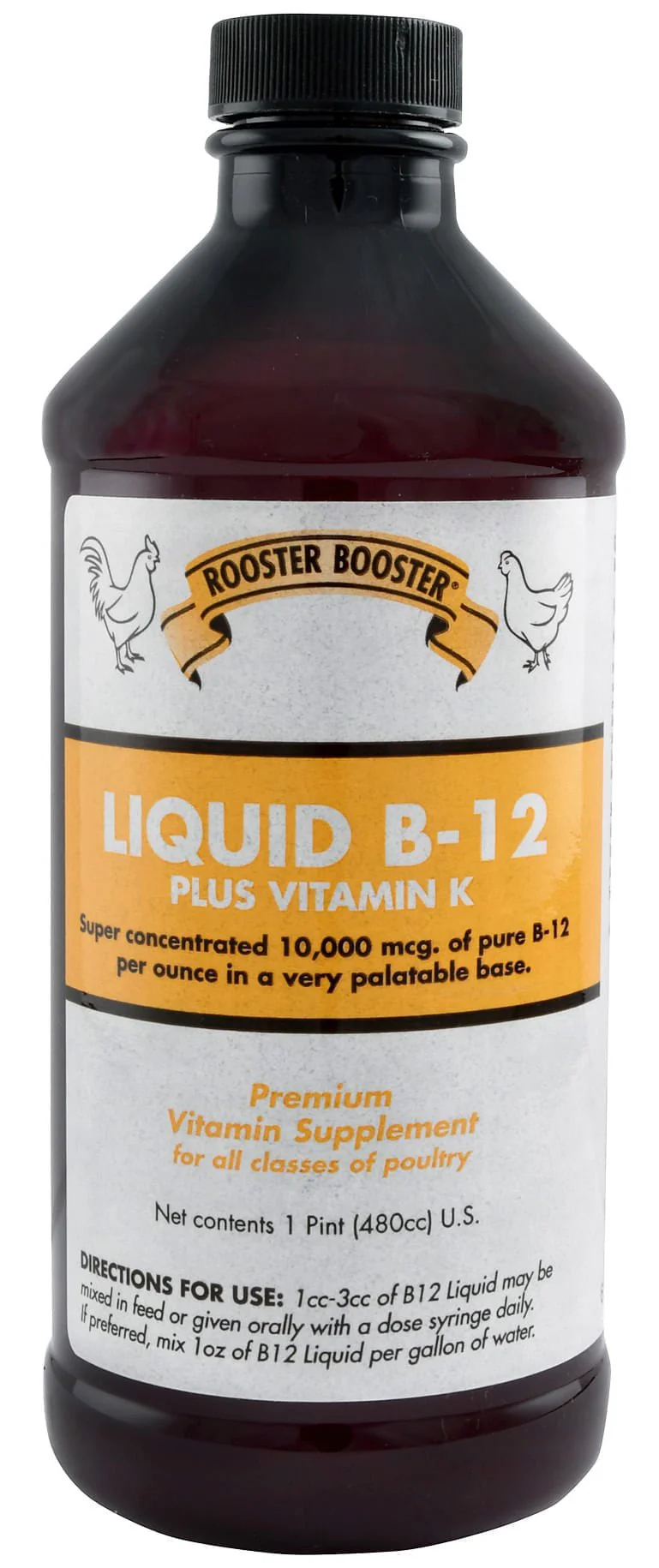 Rooster Booster Liquid B-12 Supplement for Poultry - Image 1