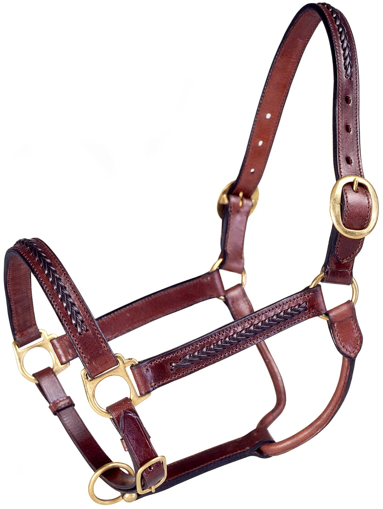 Royal King Braided Leather Halter - Image 2