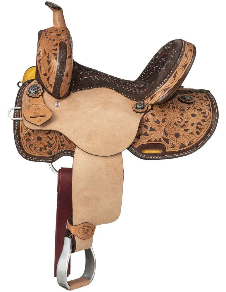 Royal King Light Oil Youth Hawley Barrel Saddle Package - Image 1