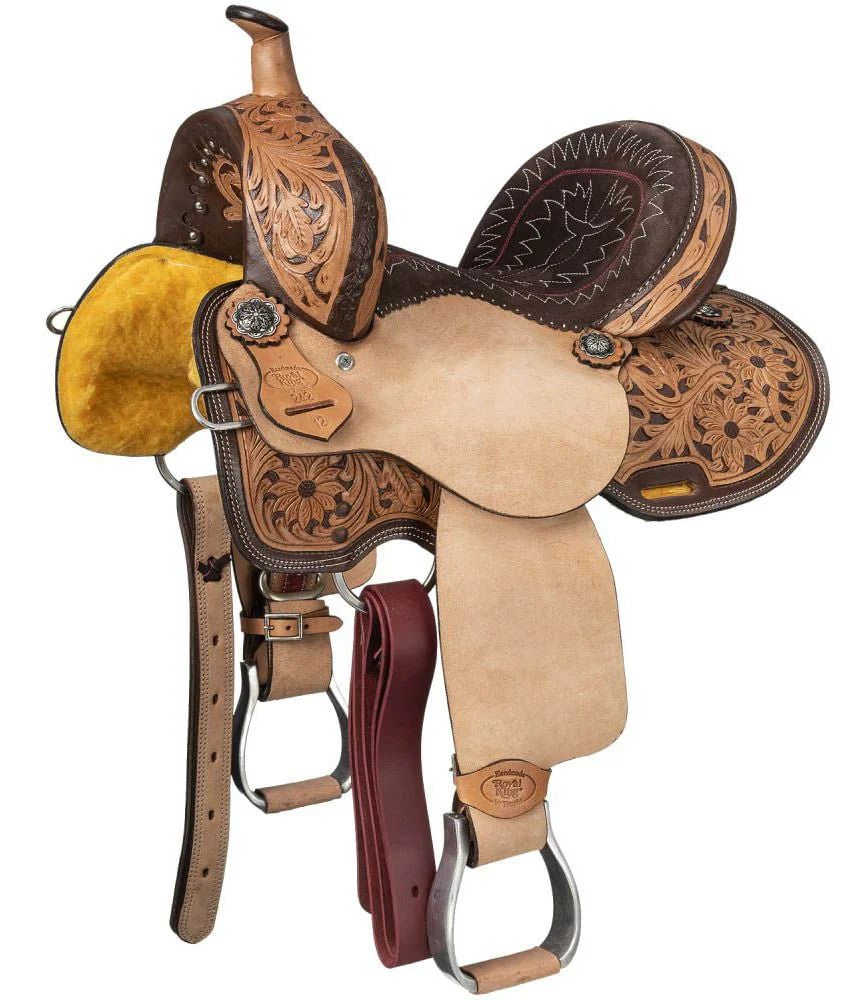 Royal King Light Oil Youth Hawley Barrel Saddle Package - Image 2
