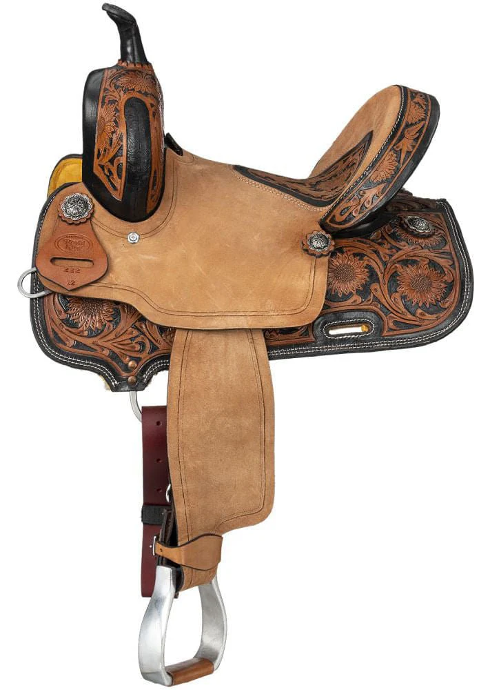 Royal King Youth Dublin Barrel Saddle - Image 1