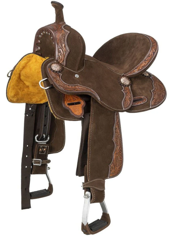Royal King Youth Laramie Saddle, Brown - Image 2