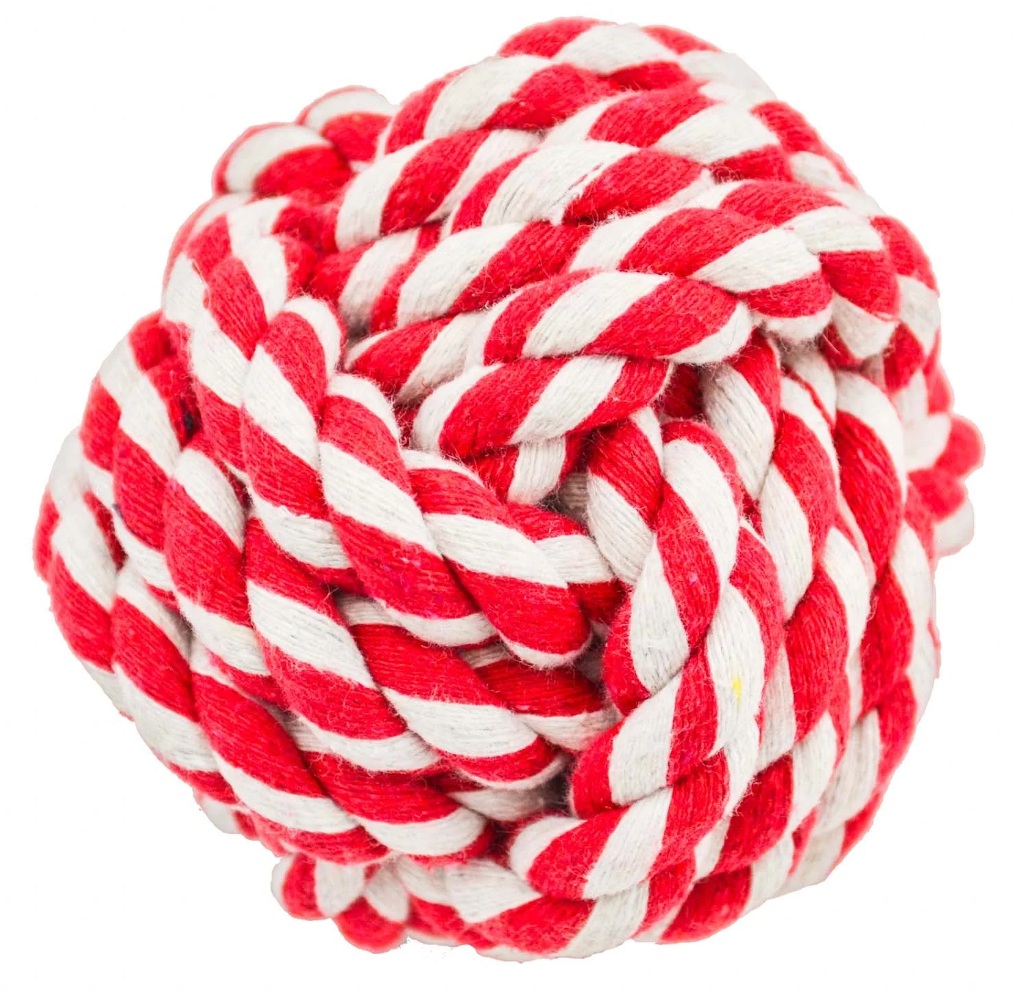 Rugged Rope 100% Cotton Ball Dog Toy - Image 2