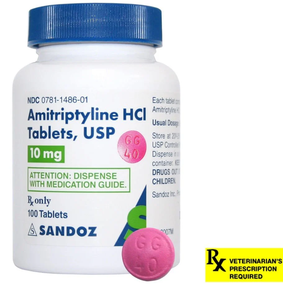 Rx Amitriptyline HCl (Generic) Tablets for Dogs & Cats - Image 2
