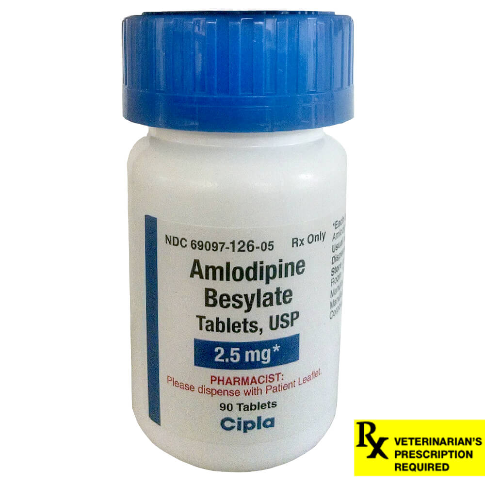 Rx Amlodipine Besylate Tablets for Dogs & Cats (Generic) - Image 3
