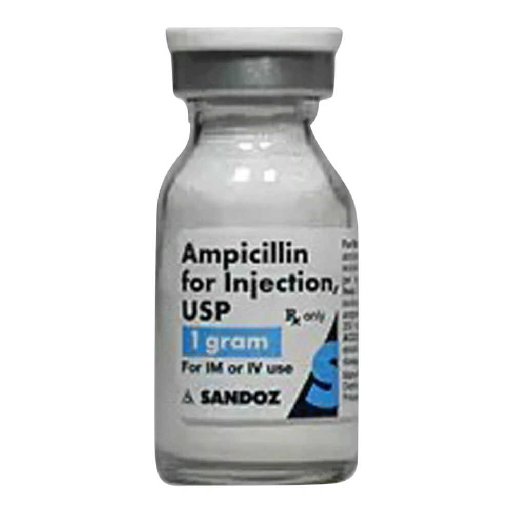 Rx Ampicillin Injection (Generic), 1 gm vial for Horses, Dogs, & Cats - Image 1