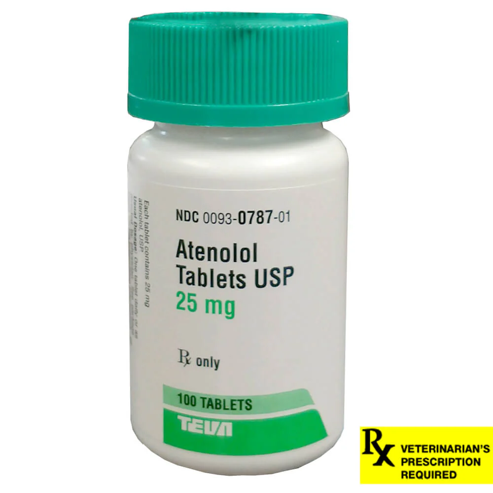 Rx Atenolol, 25mg x 100 Tablets - Image 1