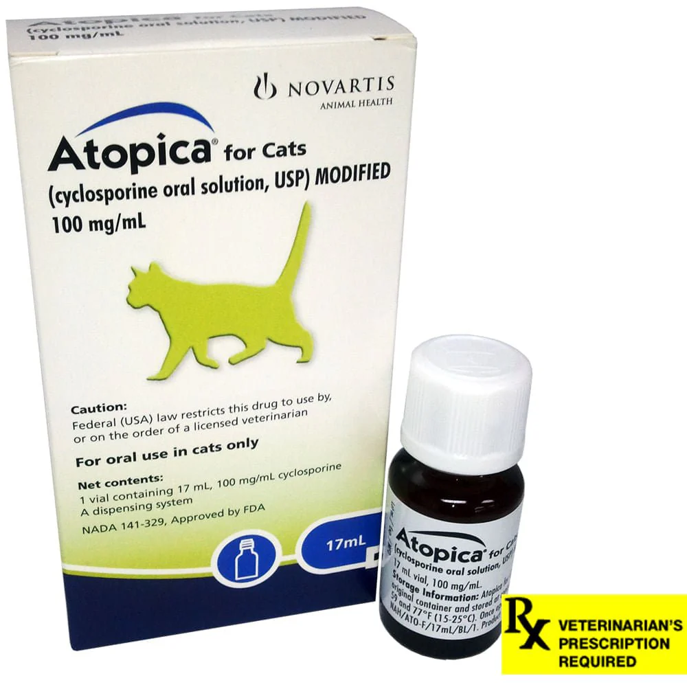 Rx Atopica for Cats Oral Solution - Image 1