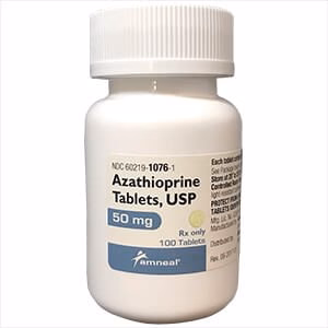 Rx Azathioprine (Generic) Tablets for Dogs & Cats, 50mg x 100 Tablets - Image 1