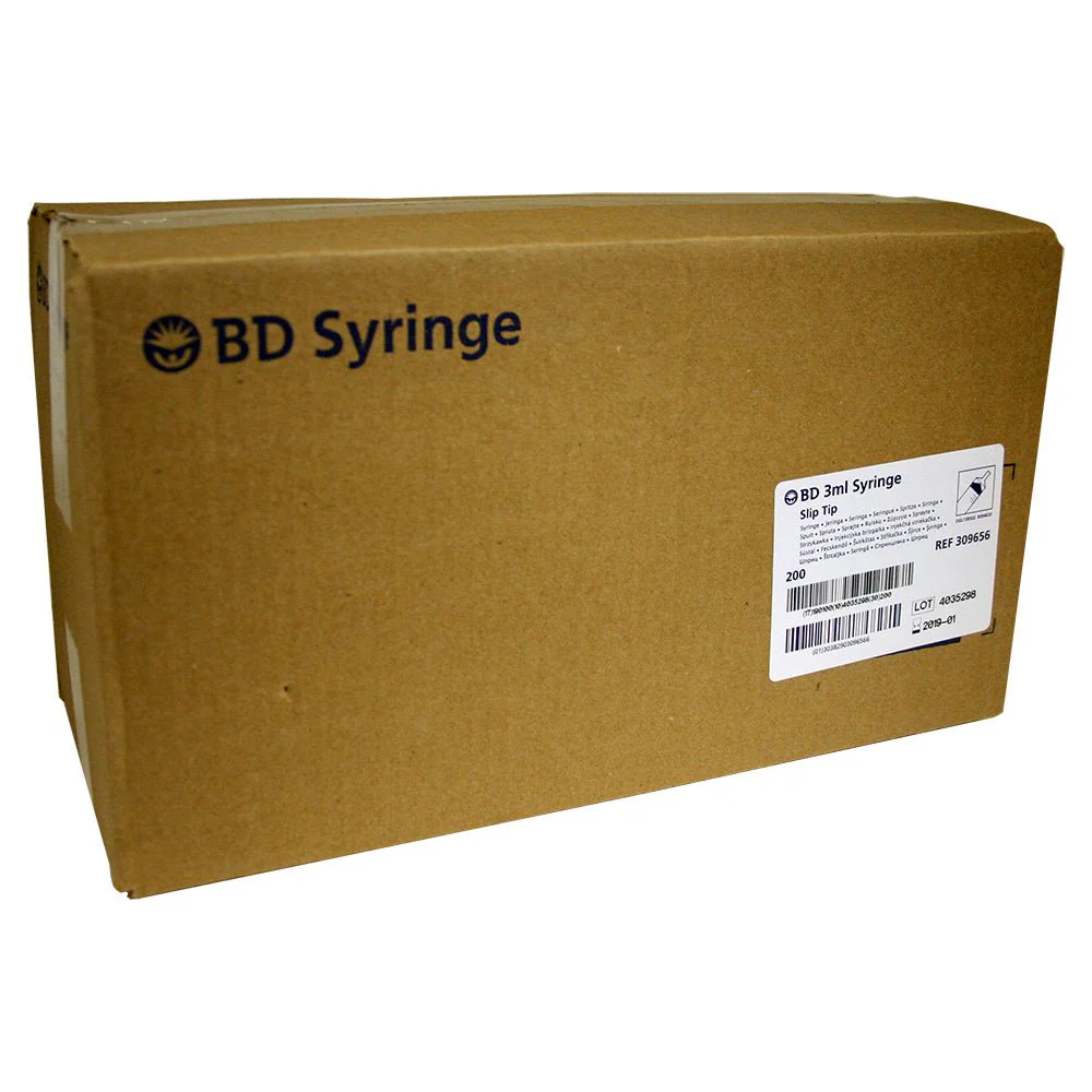 Rx BD Slip Tip Syringes, 3cc, 200 ct - Image 1