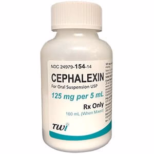 Rx Cephalexin (Generic) Oral Suspension for Dogs - Image 1