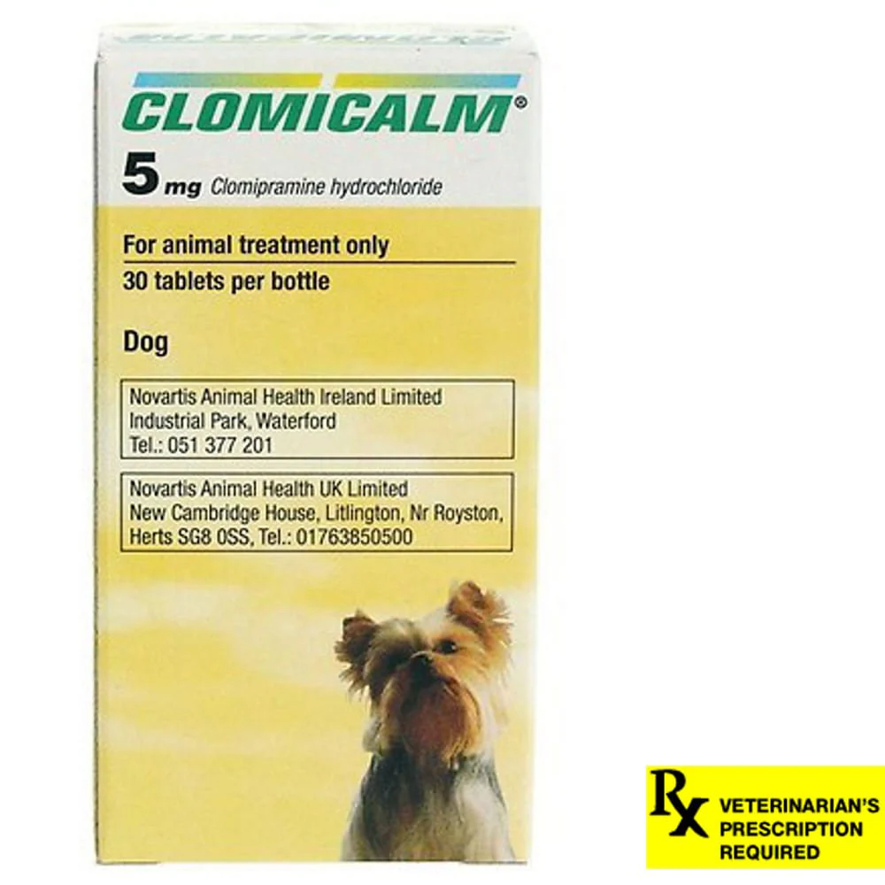 Rx Clomicalm (Clomipramine HCl) Tablets for Dogs - Image 1