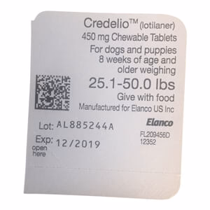 Rx Credelio (lotilaner) Flea & Tick Chewable Tablets for Dogs - Image 3