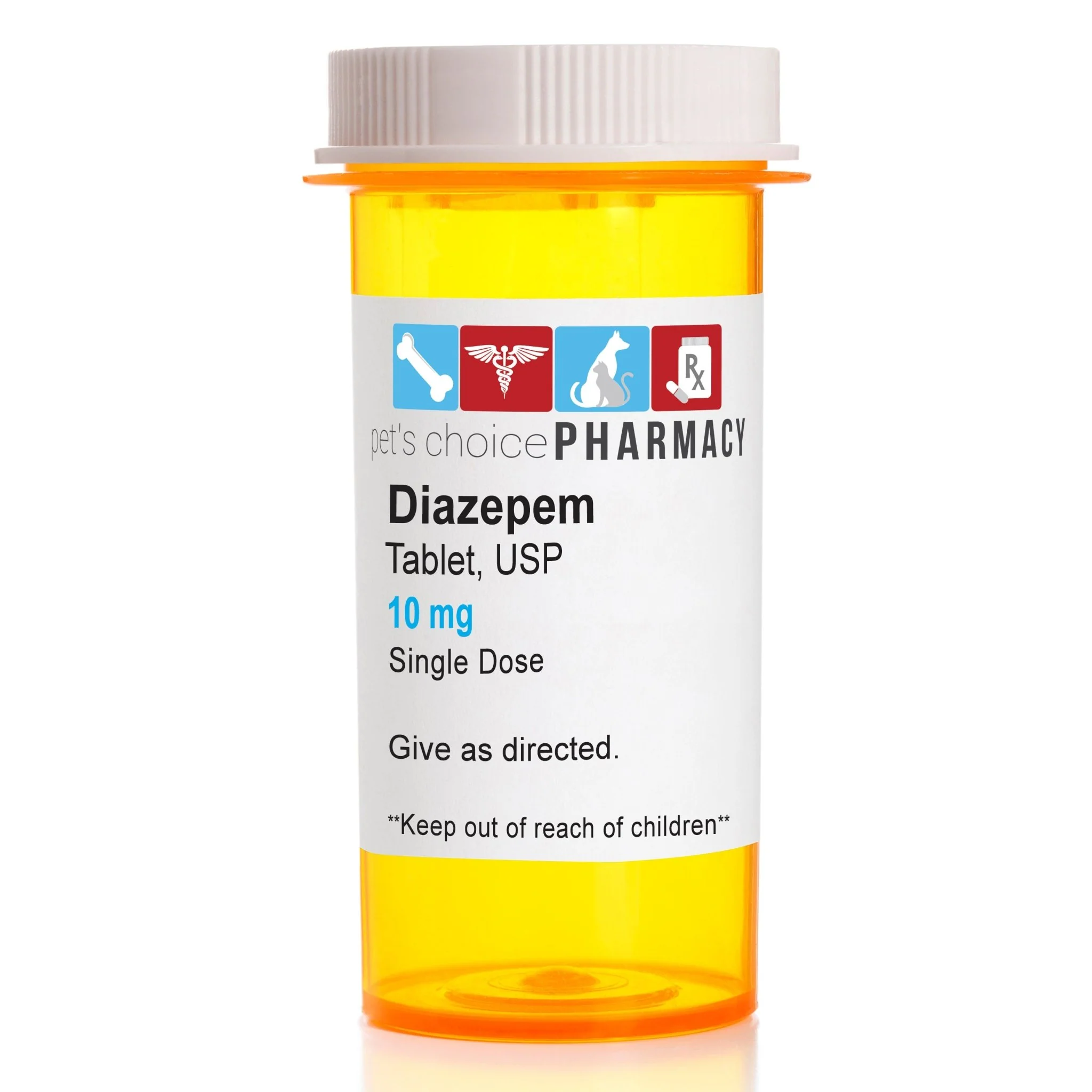 Rx Diazepam (Generic) 10 mg Tablets for Dogs & Cats - Image 2