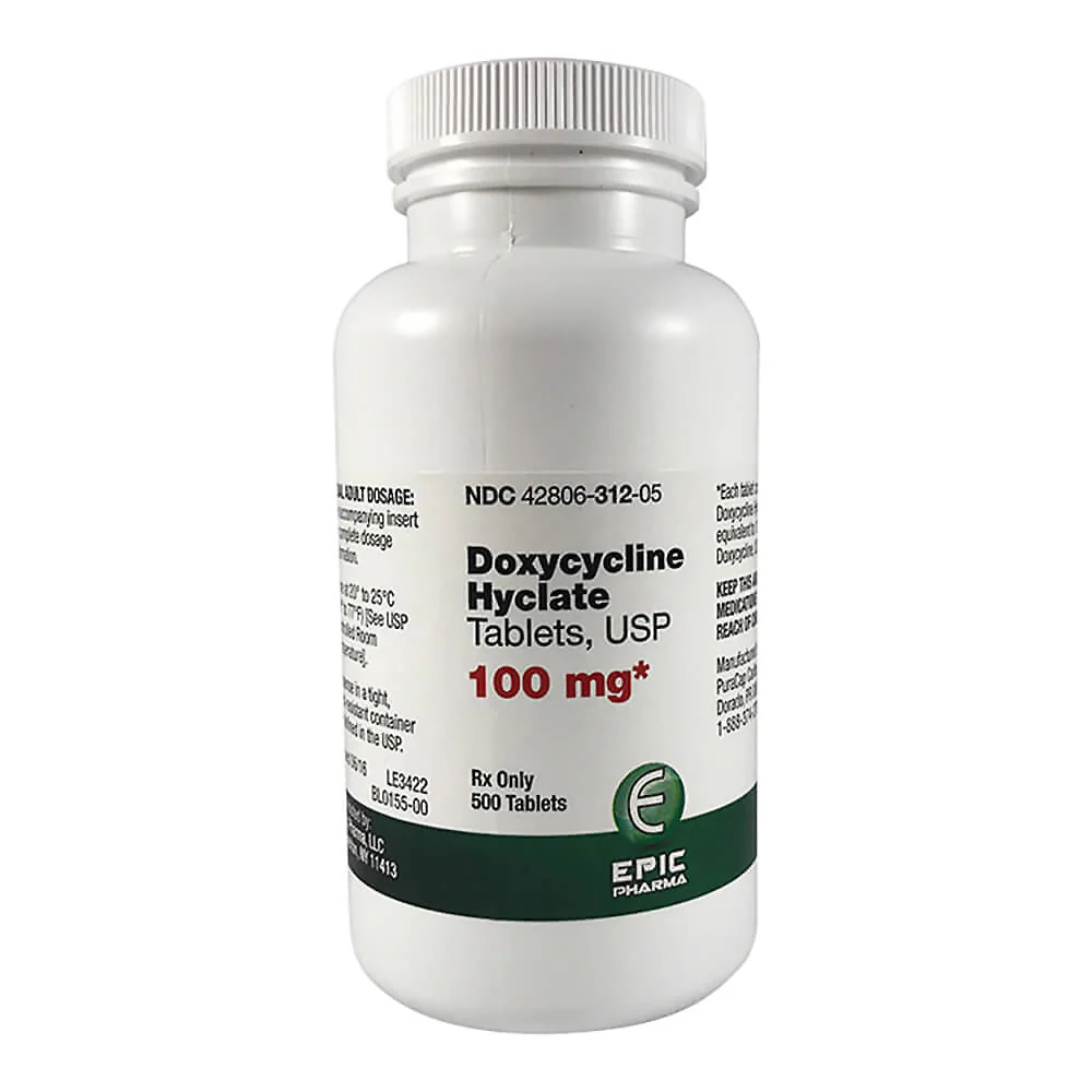 Rx Doxycycline Hyclate (Generic) Tablets - Image 2