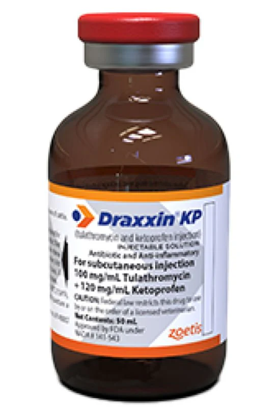 Rx Draxxin KP (tulathromycin and ketoprofen) Injectable Solution for Cattle - Image 2