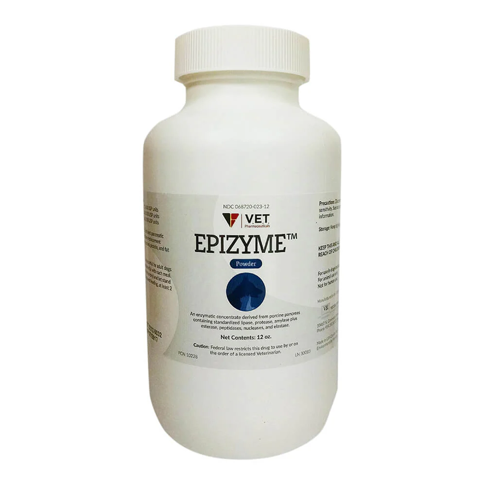 Rx Epizyme Powder for Dogs & Cats, 12 oz Bottle - Image 1