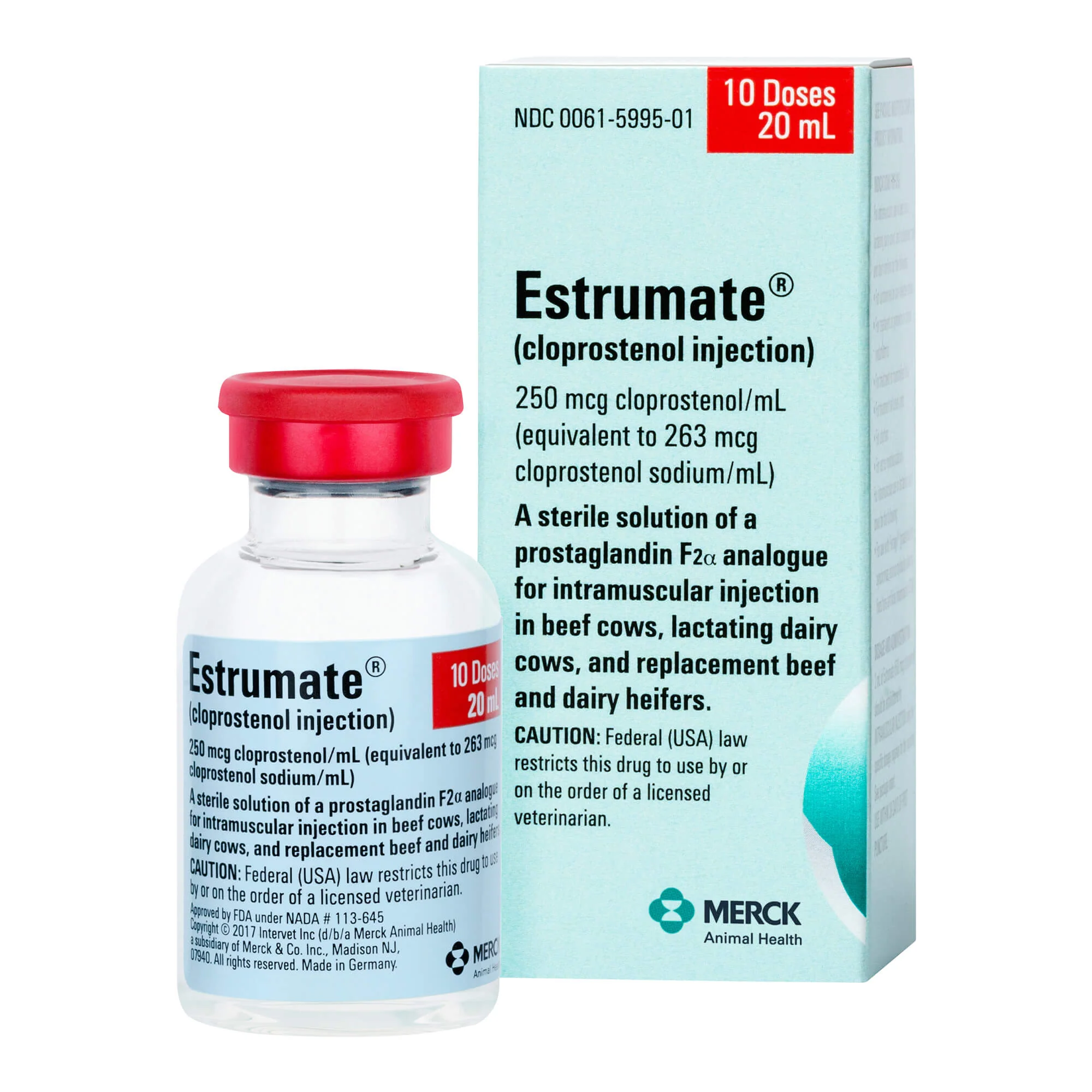 Rx Estrumate (cloprostenol injection) for Cattle - Image 1