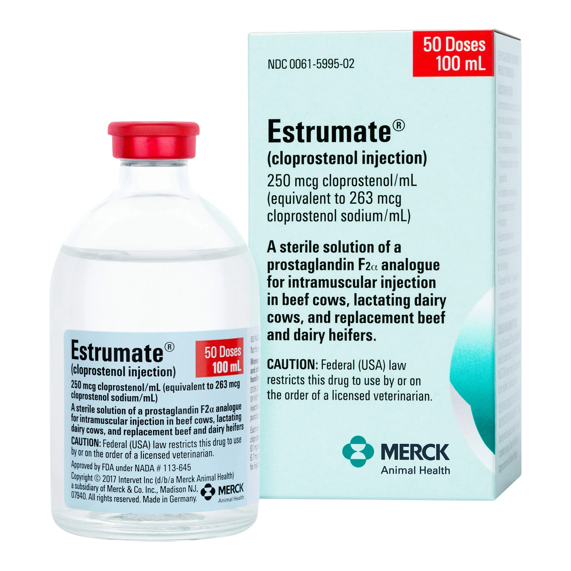 Rx Estrumate (cloprostenol injection) for Cattle - Image 2