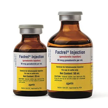 Rx Factrel (gonadorelin) Injection for Cattle, 50 mcg/mL - Image 1