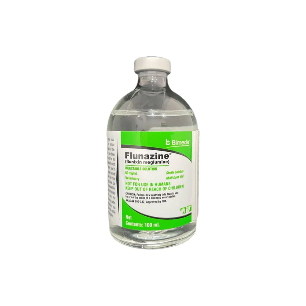 Rx Flunixin Meglumine Injectable Solution for Horses & Cattle, 50 mg/mL - Image 1