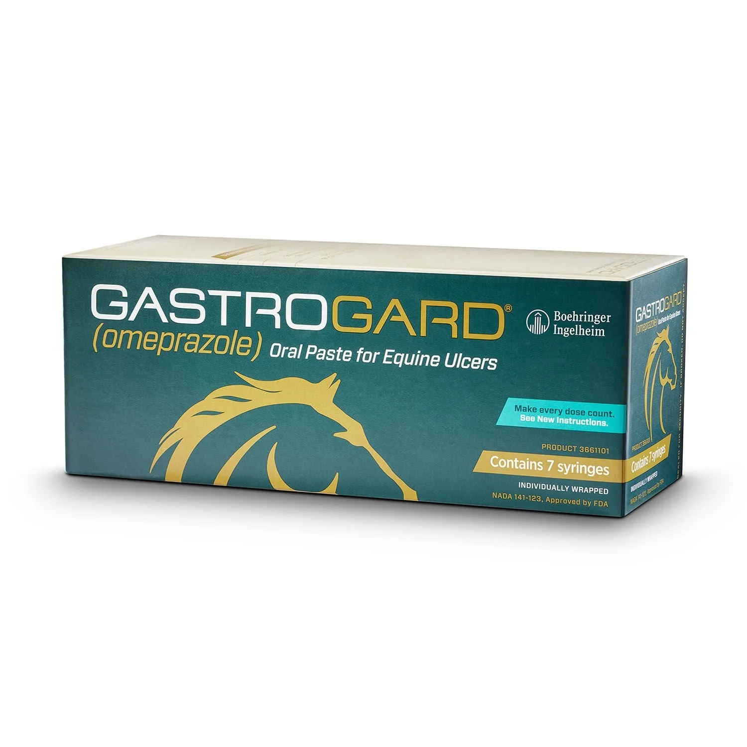 Rx Gastrogard (omeprazole) Oral Paste — Gastric Ulcer Treatment for Horses & Foals - Image 1