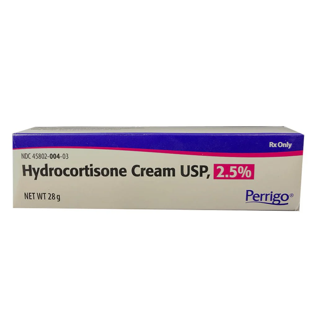 Rx Hydrocortisone Cream, 2.5% x 1 oz Tube - Image 1